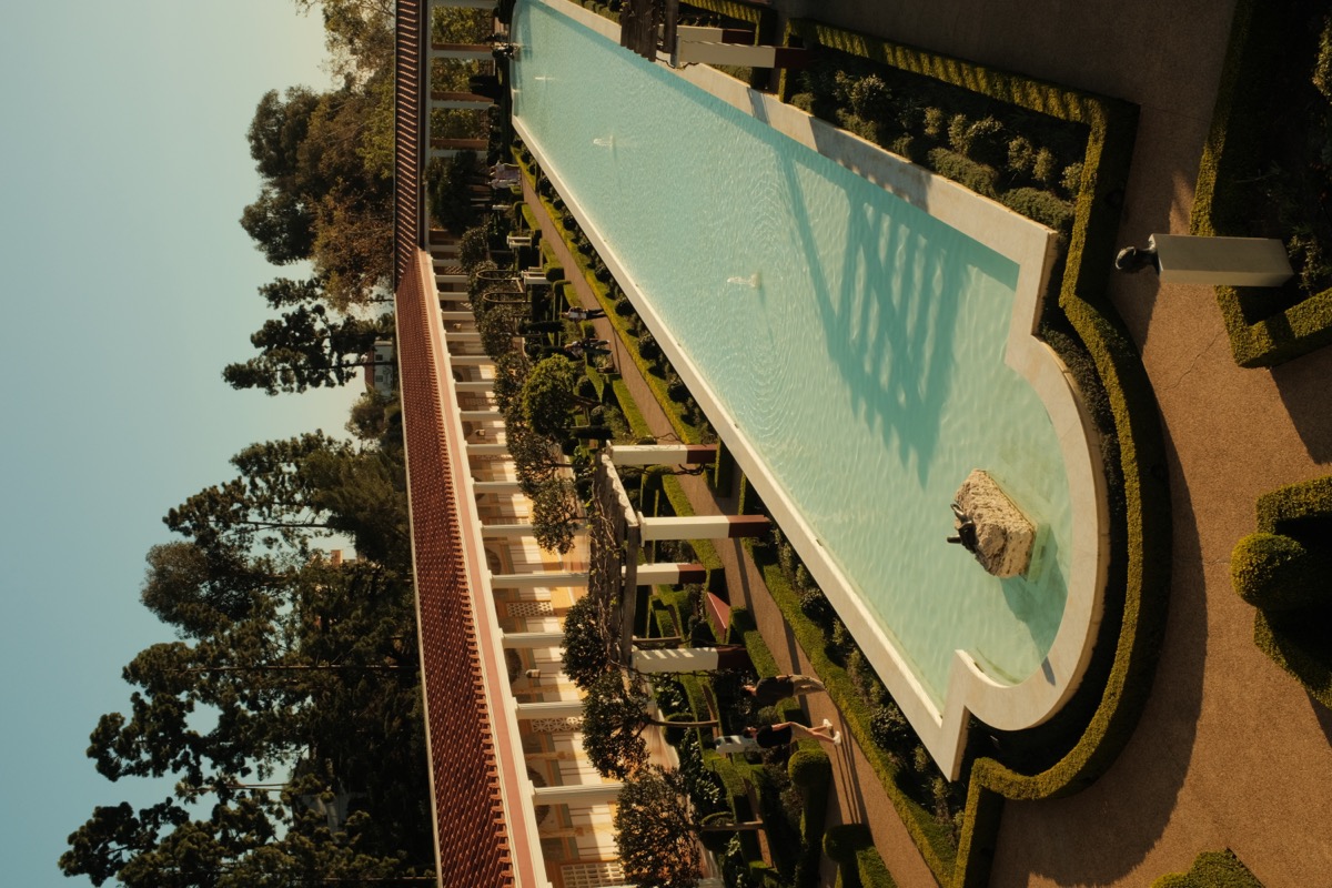 Scene with warm atmospheric tones