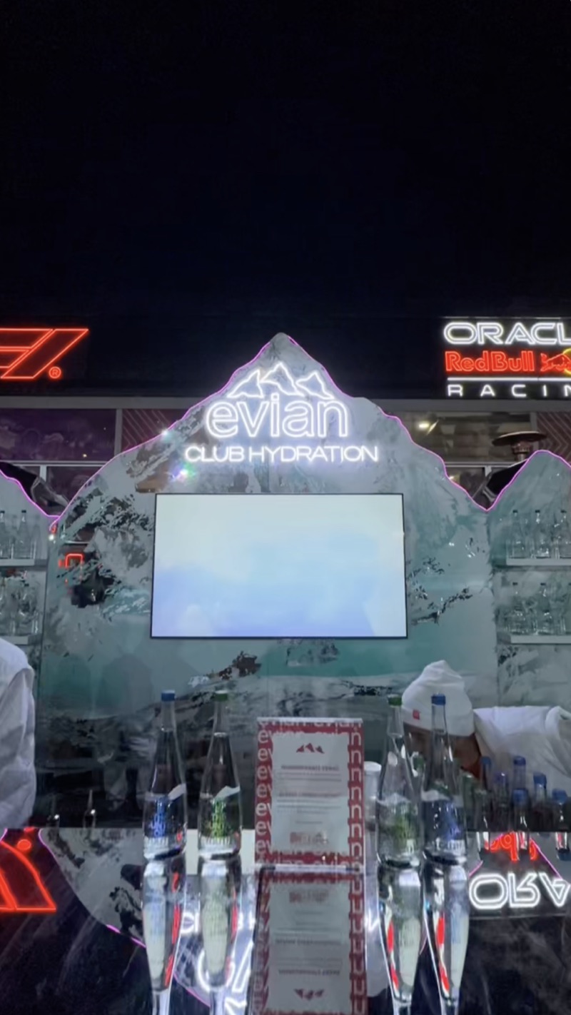 Evian Water x F1 Weekend 2024